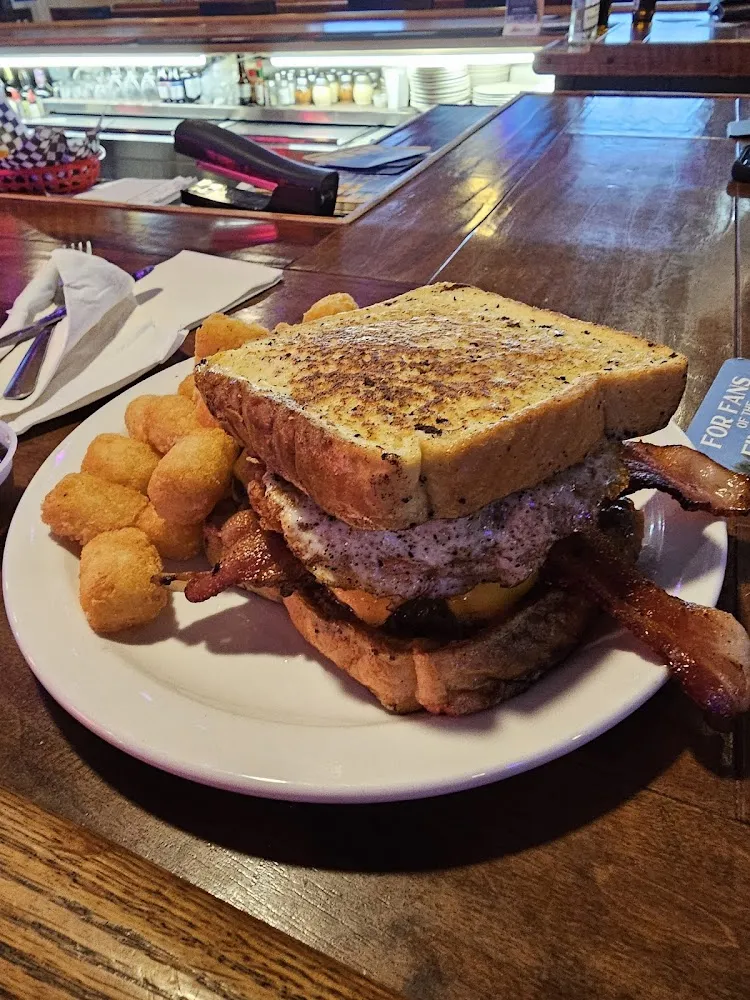 French Toast Breakfast Burger